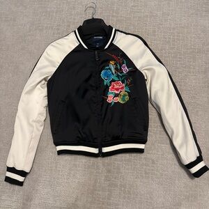 True religion jacket with embroidery detail